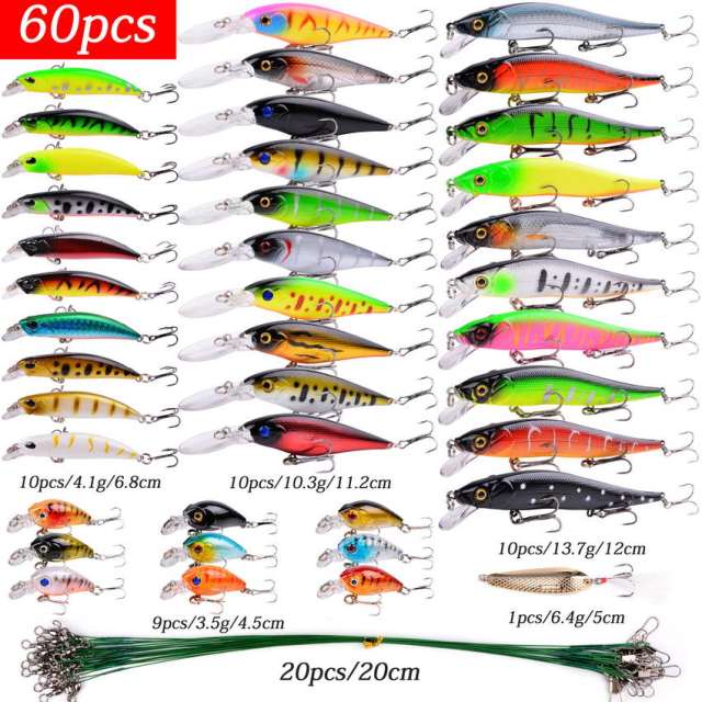 Artificial Bionic Crank Lures Fishing Lure Set