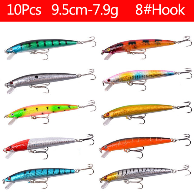 Artificial Bionic Crank Lures Fishing Lure Set