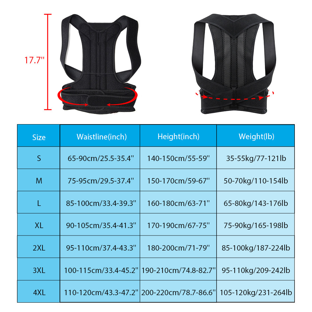 Back Posture Brace with Clavicle Support