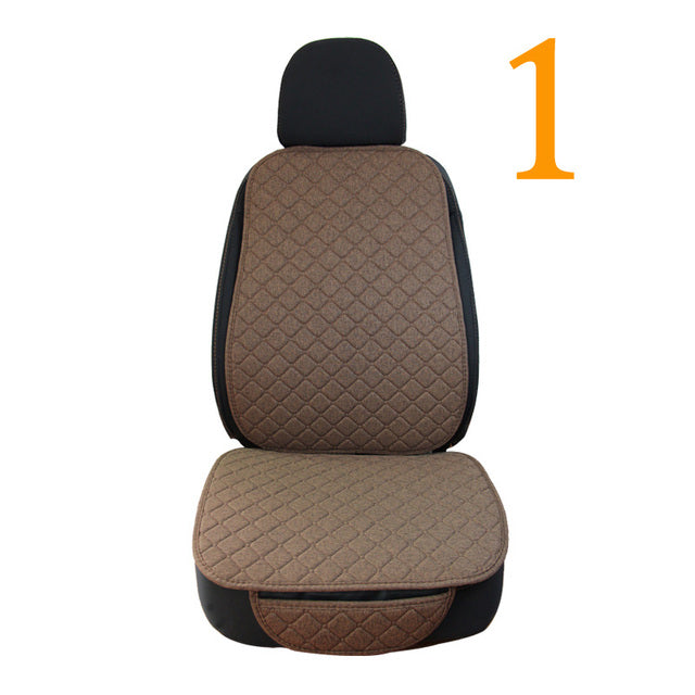 Flax Car Seat Protector Cushion Mat