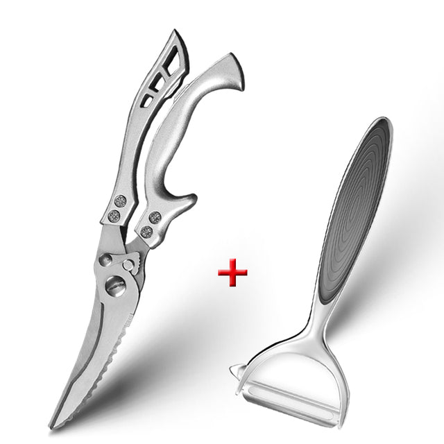 Stainless Steel Multi-function Kitchen Scissors