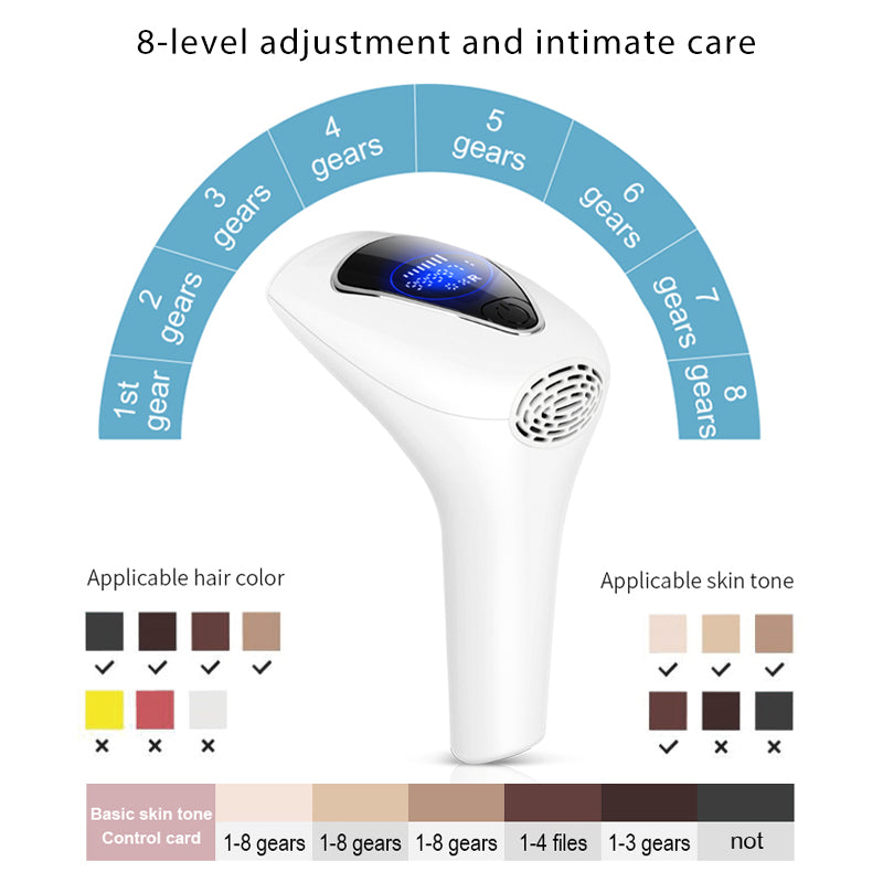 Professional LCD Laser Hair Removal Permanent IPL Laser Depilator