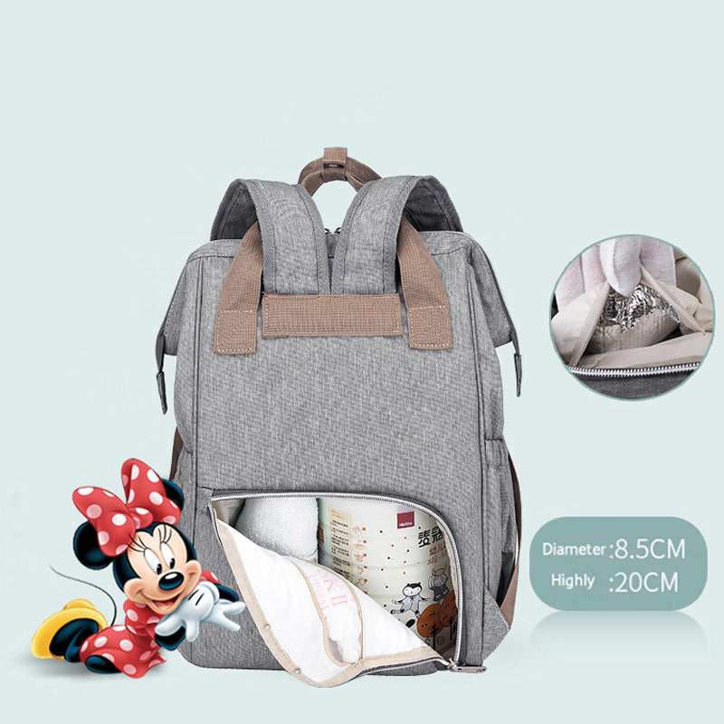 Multifunctional Diaper Bag Backpack Disney Minnie Mickey Baby Bags