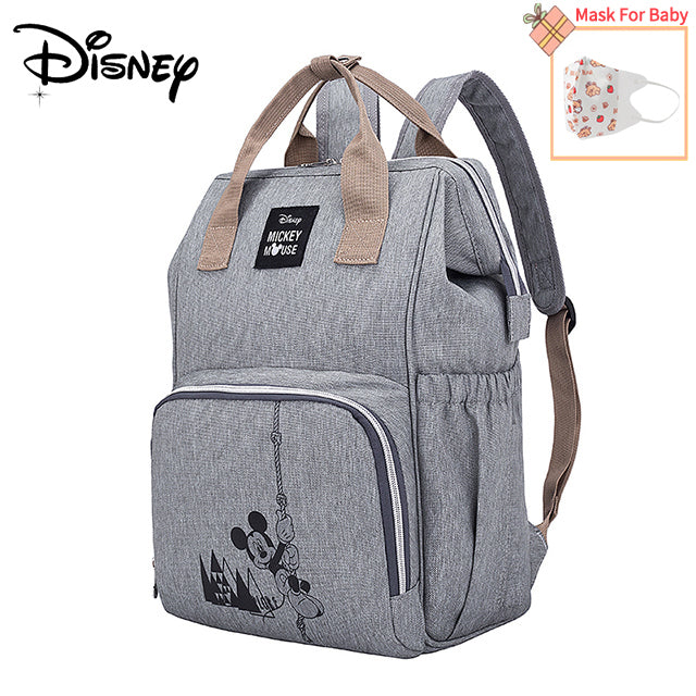 Multifunctional Diaper Bag Backpack Disney Minnie Mickey Baby Bags