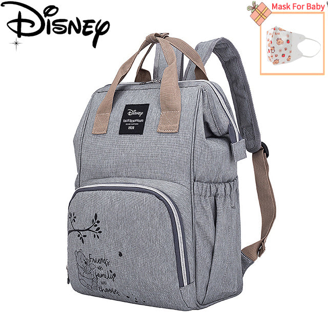 Multifunctional Diaper Bag Backpack Disney Minnie Mickey Baby Bags