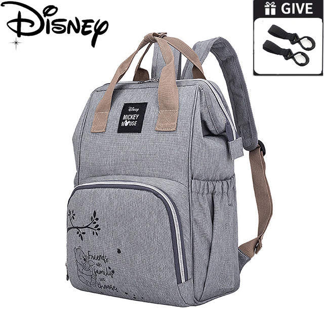 Multifunctional Diaper Bag Backpack Disney Minnie Mickey Baby Bags