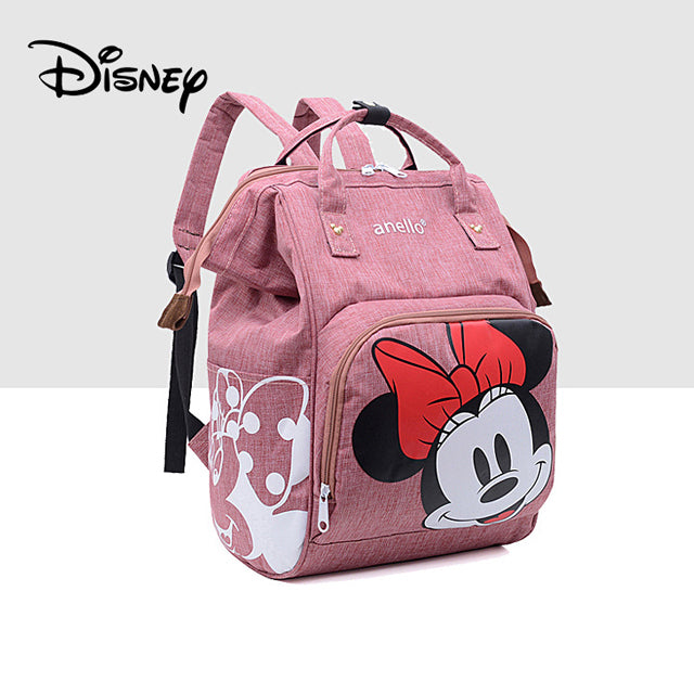 Multifunctional Diaper Bag Backpack Disney Minnie Mickey Baby Bags