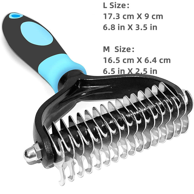 Two-Sided Pet Shedding Flying Hair Combs