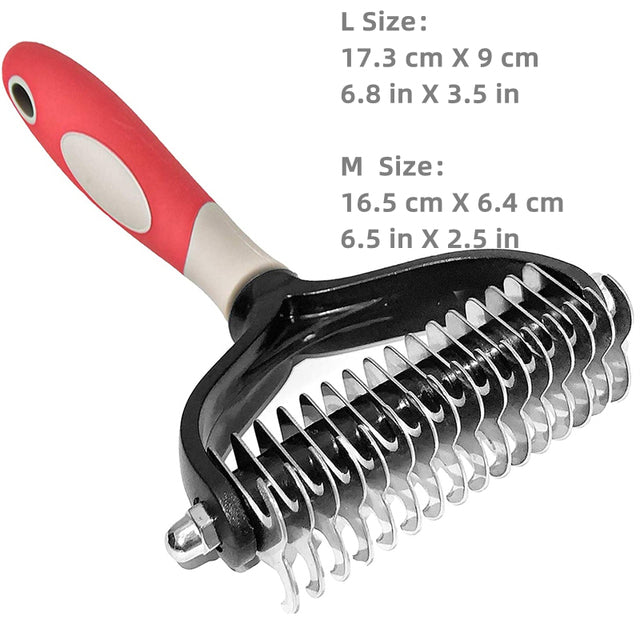 Two-Sided Pet Shedding Flying Hair Combs